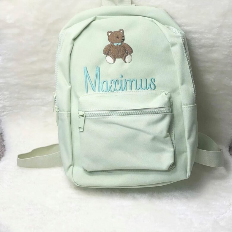 Pistachio Green Teddy Bear Bag